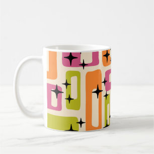 Mug Retro Mid-Century Moderne Abstrait