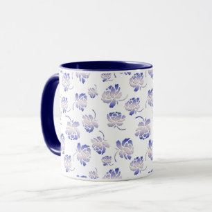 Mug Rétro modèle floral