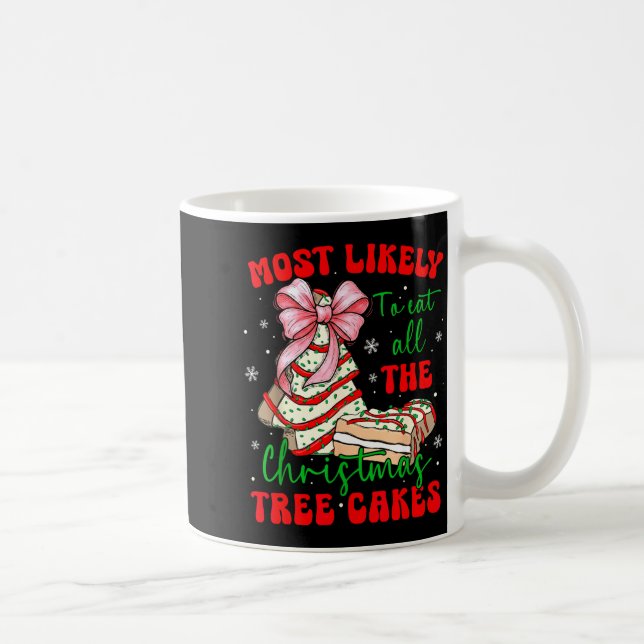 Mug Retro Most Likely To Eat All The Christmas Tree Ca (Droite)