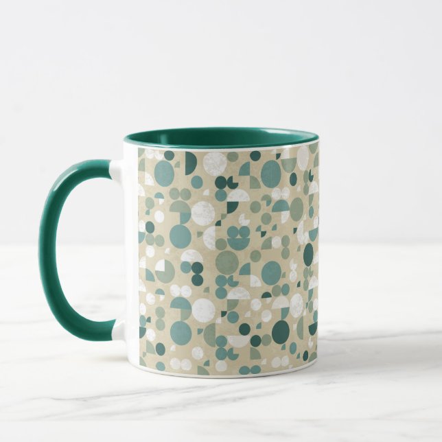 Mug Rétro motif abstrait (Gauche)