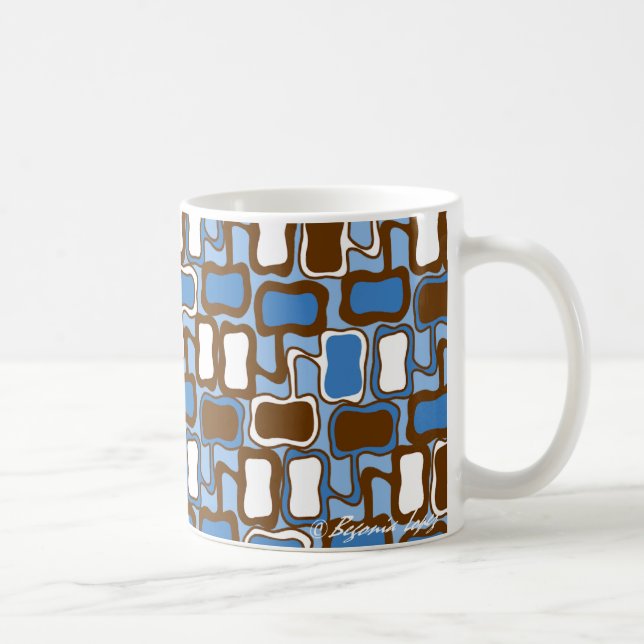 Mug Rétro motif de goutte (Droite)
