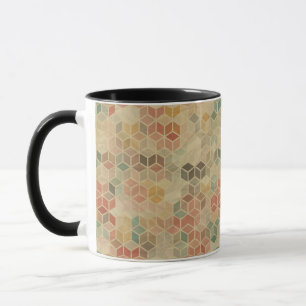 Mug Rétro motif géométrique 5