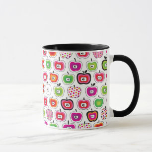 Mug Rétro motif mignon de pomme