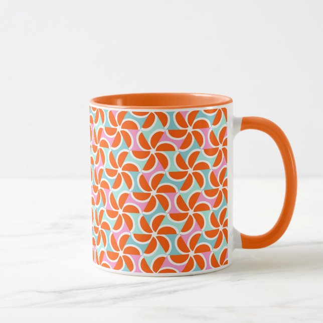 Mug Rétro motif orange de cale (Droite)