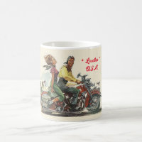 Retro Motorcycle Ride, Style Vintage Personnalisé