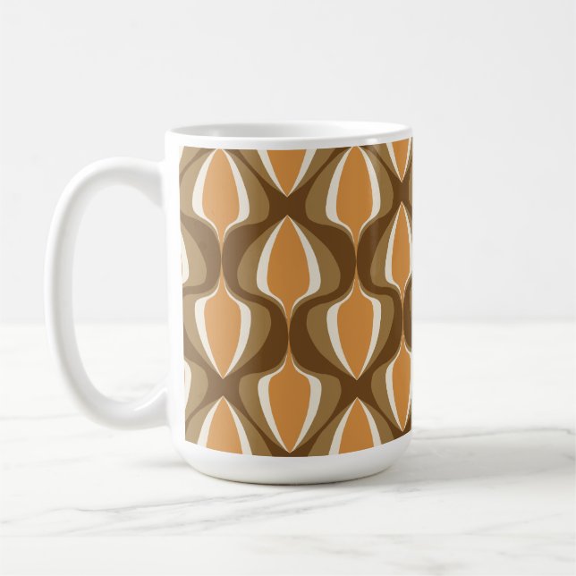 Mug Retro Ogee  Brown (Gauche)