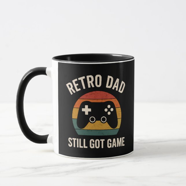 Mug Retro Papa Design de jeu - Toujours Obtenu Jeu (Gauche)