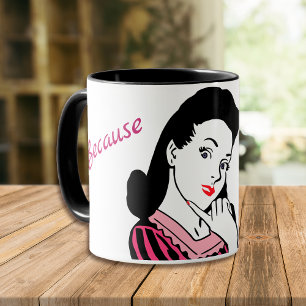Mug Retro parce que je suis la maman