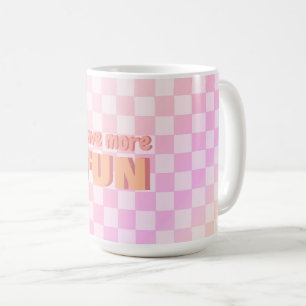 Mug Retro Peach Peach Fuzz Pink Gradient