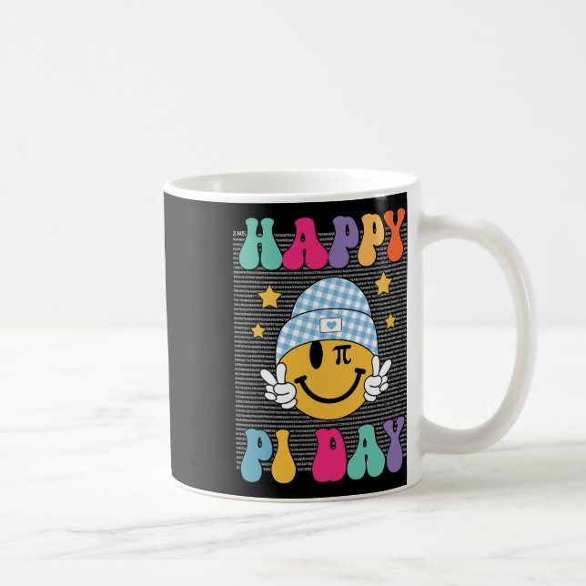 Mug Retro Pi Jour 10000 Chiffres Pi Signe Math Enseign (Droite)
