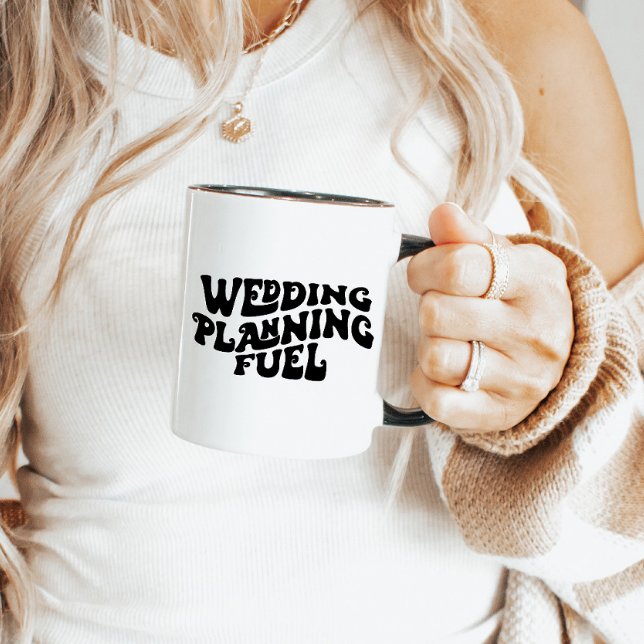 Mug Retro Police Fiançailles Cadeaux Mariage Planifica (Créateur téléchargé)