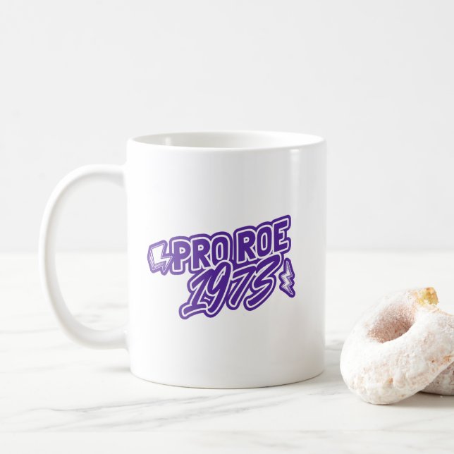 Mug Retro Pro Roe 1973 | droits des femmes roe v wade  (Avec donut)