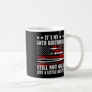 Mug Rétro qui a 50 ans Drapeau américain vintage Homme