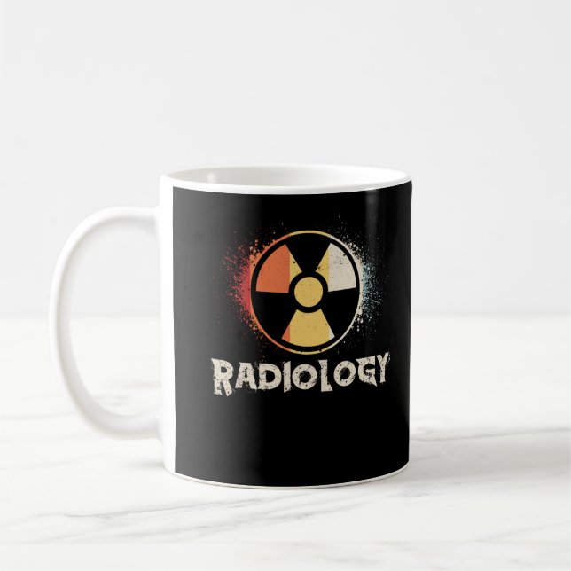 Mug Retro Radiology Symbol Xray Radiologist (Gauche)