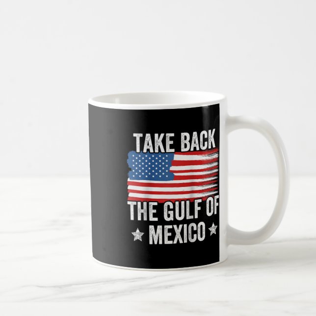 Mug Retro Reprendre Le Drapeau Américain G Du Golfe Du (Droite)