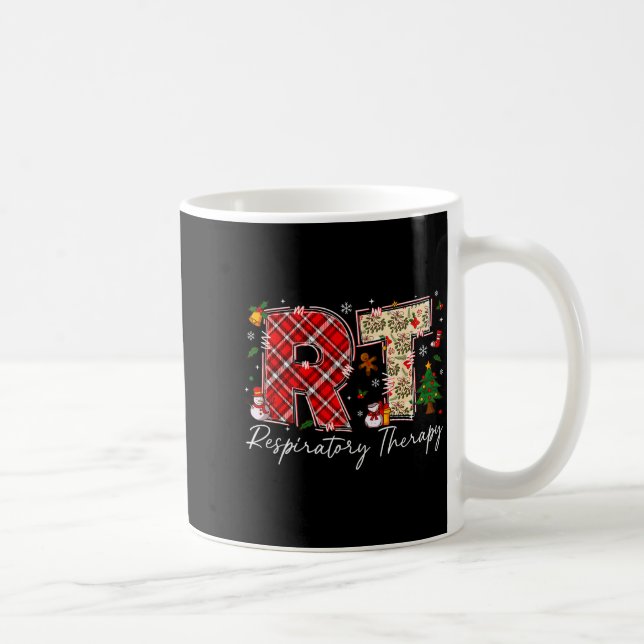 Mug Retro Resratory Therapy Rt Santa Christmas Therapy (Droite)