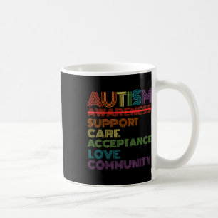 Mug Retro Sensibilisation sur l'autisme Enseignant Éco