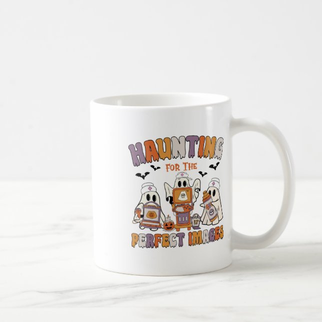 Mug Rétro Sonographe Ultrasound Tech Halloween Vascul (Droite)