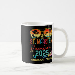 Mug Retro St. Maarten Vacation 2025 Souvenirs Correspo