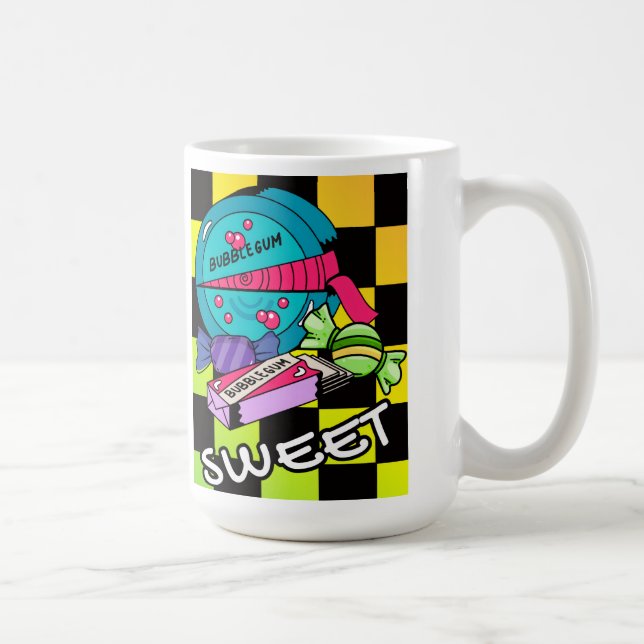 Mug Rétro Sucré Comme Un Bonbon (Droite)