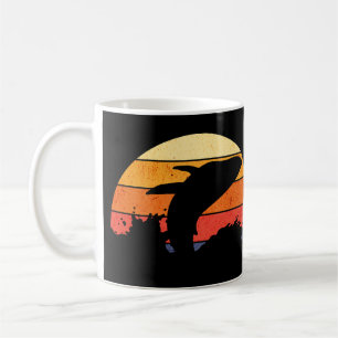 Mug Retro Sunset Baleine à baleine à bosse