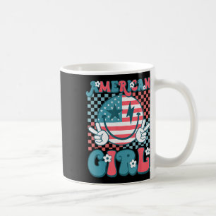 Mug Retro Super Quatrième 4 juillet Sourire Américain