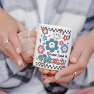 Mug Retro Sweet Land of Liberty Baby's 4 juillet