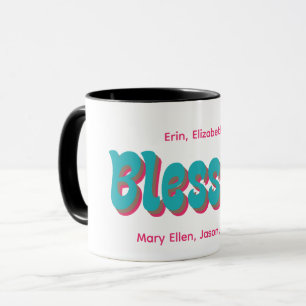 Mug Rétro Thanksgiving 70 BÉNI Dégradé Empilé