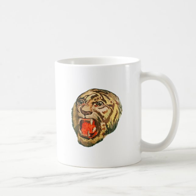 Mug Rétro tigre de Bengale (Droite)