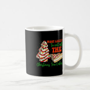 Mug Rétro Très Probable De Manger Tout L'Arbre De Noël