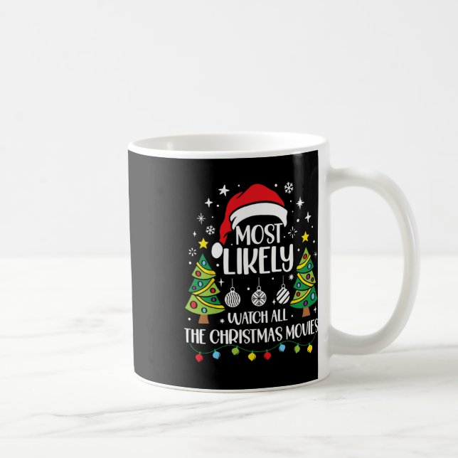 Mug Retro Très Probable De Regarder Tous Les Films De  (Droite)