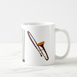 Mug Rétro trombone d'années '50