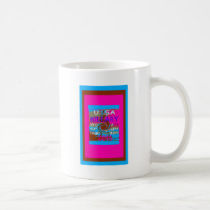 Mug Retro USA Stronger Together Abstrait Art Print