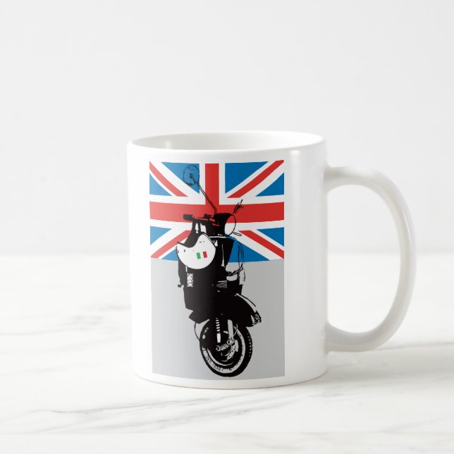 Mug Rétro Vespa de Moto | (Droite)