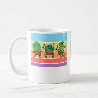 Mug Retro Vintage Cactus Gardening Fun