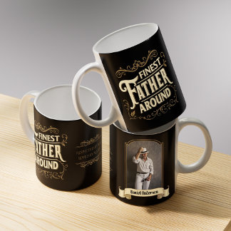 Mug Retro Vintage Cool Élégante Typographie Père Citat