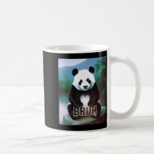 Mug Rétro Vintage Drôle Bruh Panda Argot Meme Animal L