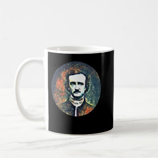 Mug Retro Vintage Edgar Writer Allan Poe Playwright Gi