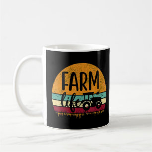 Mug Rétro Vintage ferme Tracteur agricole Famille Loin