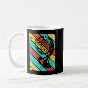 Mug Retro Vintage French Horn Music Band4