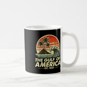 Mug Retro Vintage Gulf Of Us America 2025 American Fla