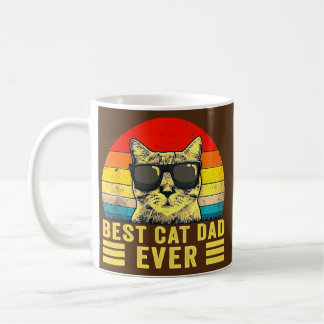 Mug Retro Vintage Meilleur Chat Papa Jamais Bump Ajust