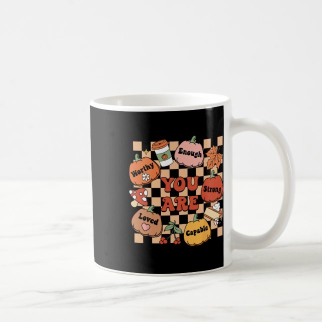 Mug Retro Vous Êtes Citrouille Chute Conseiller scolai (Droite)