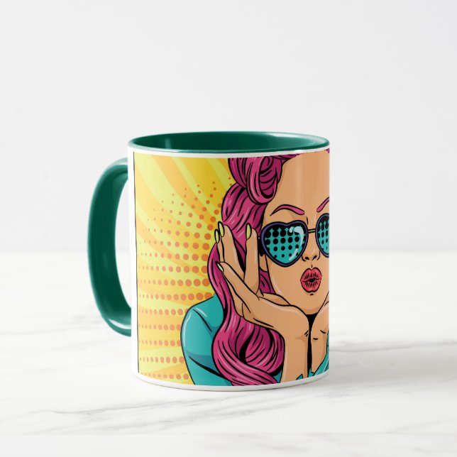 Mug Retro woman (Devant gauche)