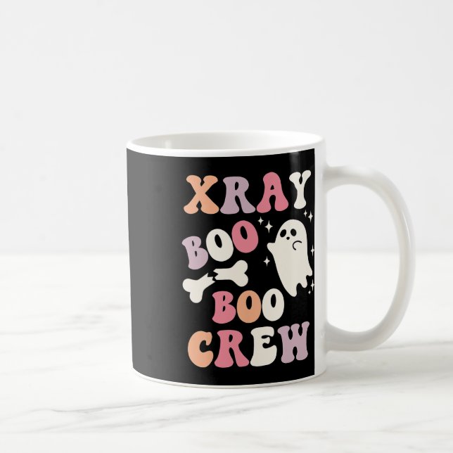 Mug Rétro Xray Boo Boo Crew Ghost X-ray Technician Hal (Droite)