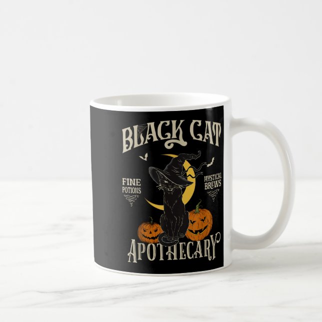 Mug Retro Y Halloween Costume Black Cat M Athecary  (Droite)