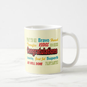 Mug Rétros couleurs de félicitations