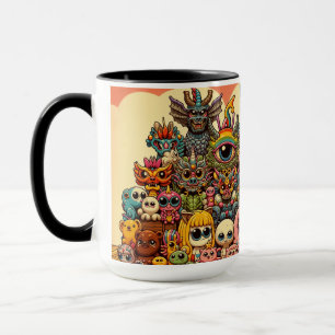 Mug "Retrouvailles monstre mignonne et Déplaisante"