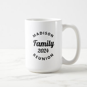 Mug Retrouvailles personnalisées de la famille noire 2