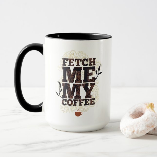 Mug Retrouvez-Moi Mon Café (Amateurs De Café) Boissons (Avec donut)